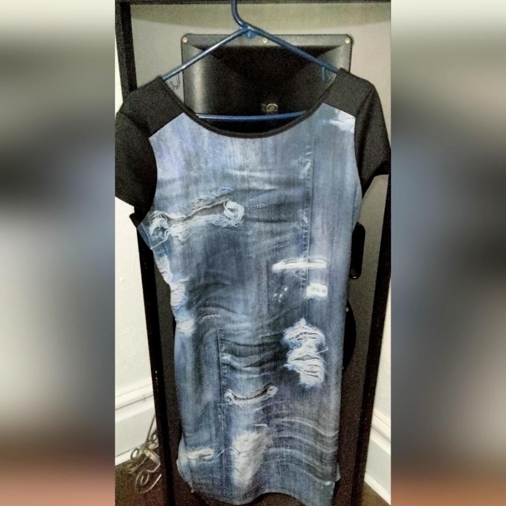 💙Open back dress